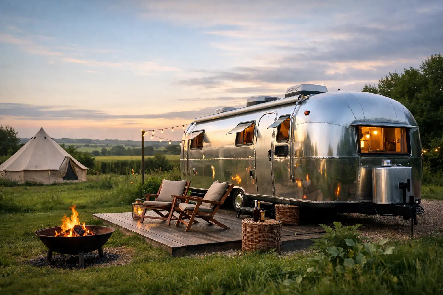 Airstream Glamping in East Sussex Airstream Glamping in East Sussex