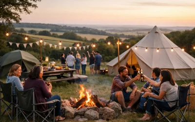 Best Campsites for Group Celebrations in Sussex