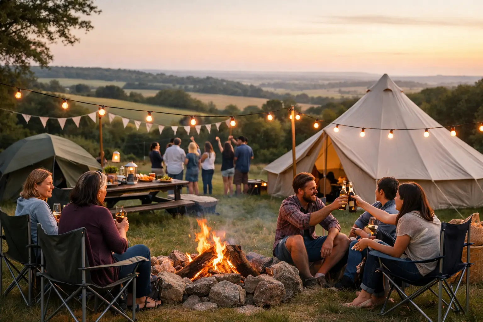 Best Campsites for Group Celebrations in Sussex Best Campsites for Group Celebrations in Sussex