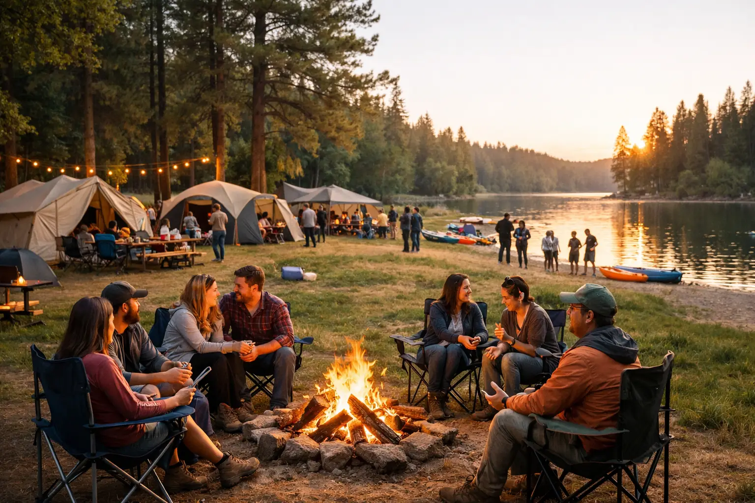Camping for Large Groups Made Easy