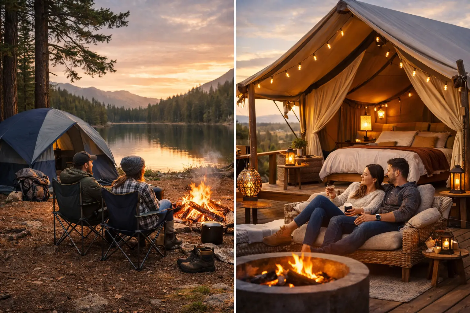 Camping or Glamping Holiday? Pick Your Perfect Escape Camping or Glamping Holiday? Pick Your Perfect Escape