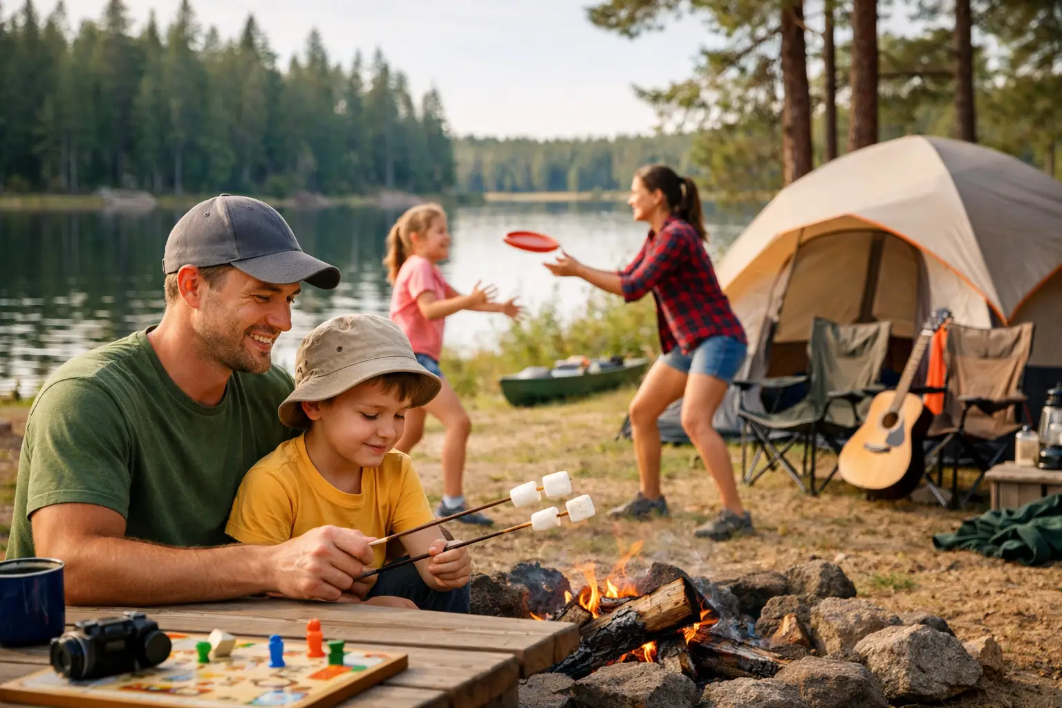 Family Campsite Activities Guide for Easy Days