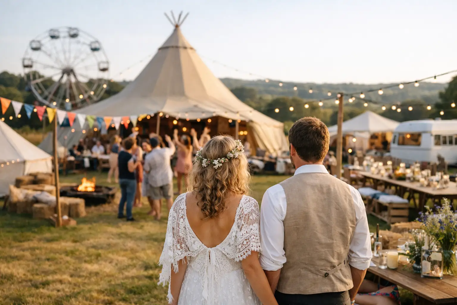 Festival Style Wedding Sussex Ideas Festival Style Wedding Sussex Ideas