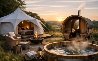 Glamping East Sussex with Sauna Stays