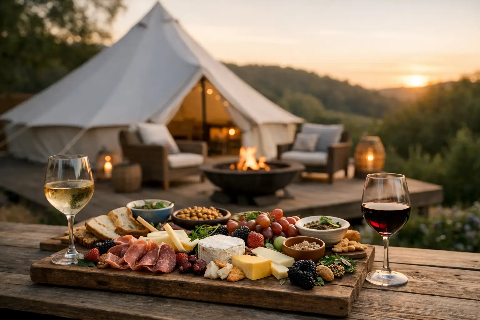 Glamping With Artisan Food, Done Properly