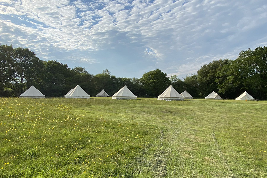 hire party field in sussex camping
