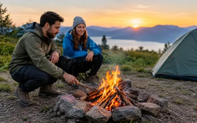 How to Build Campfires Safely at Your Pitch