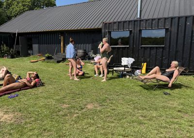 sauna at sussex campsite