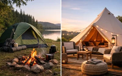 Self Pitch Versus Glamping: Which Suits You?