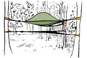 tensile tree tent camping